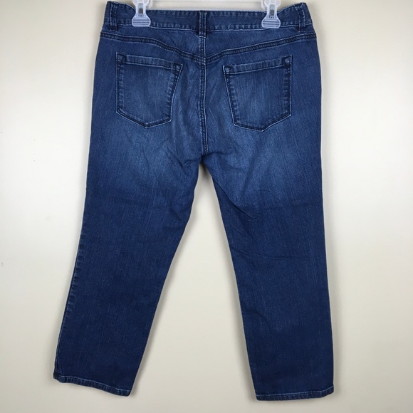 ATL ANN TAYLOR LOFT MODERN CROP JEANS - Picture 6 of 7